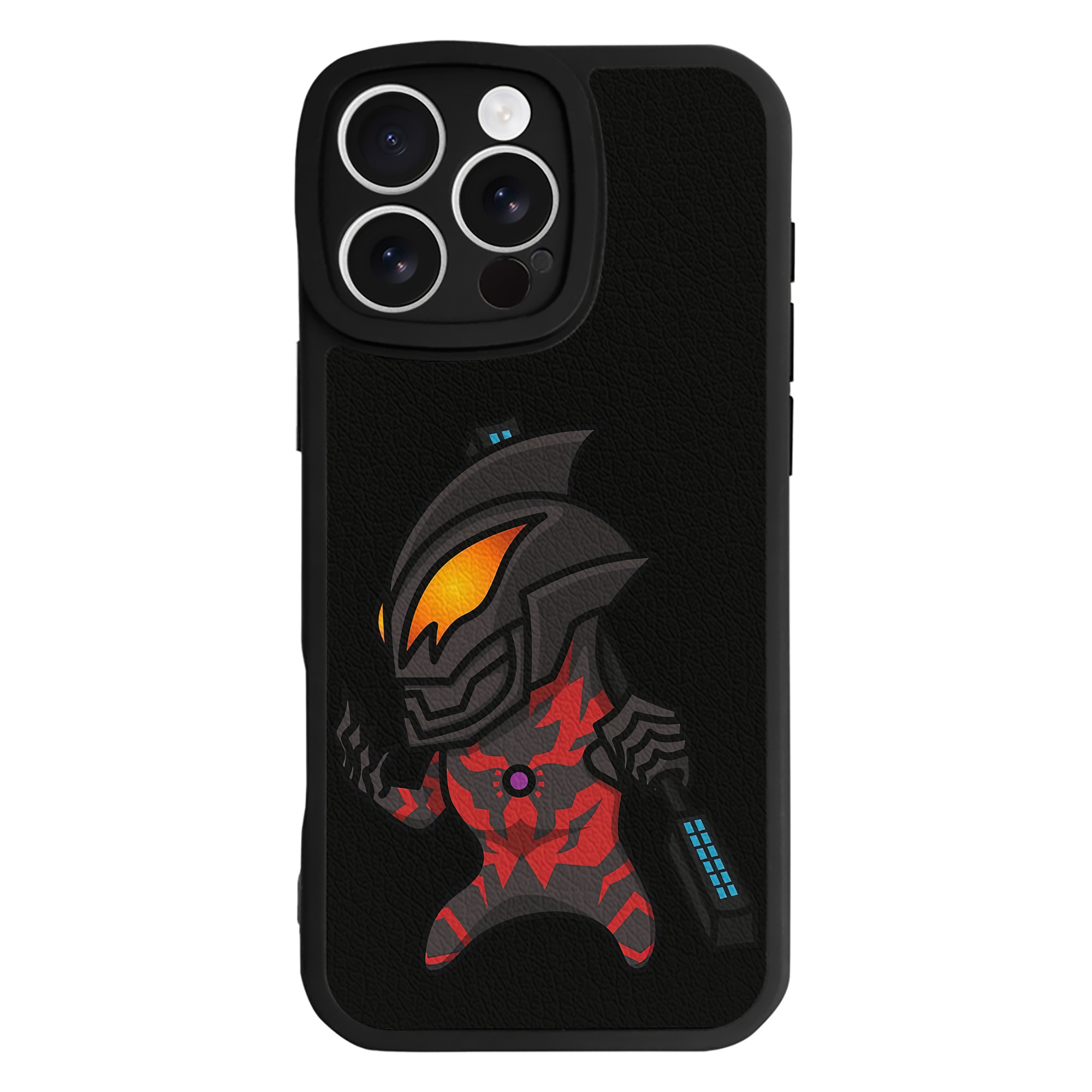 （画像用） ウルトラマン Ultraman 【iPhone 16シリーズ対応】シリコンスマホケース（レザー調） 材質：シリコン
